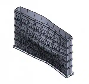 Immensa blogs 3D printed molds simulation step 02 wall design