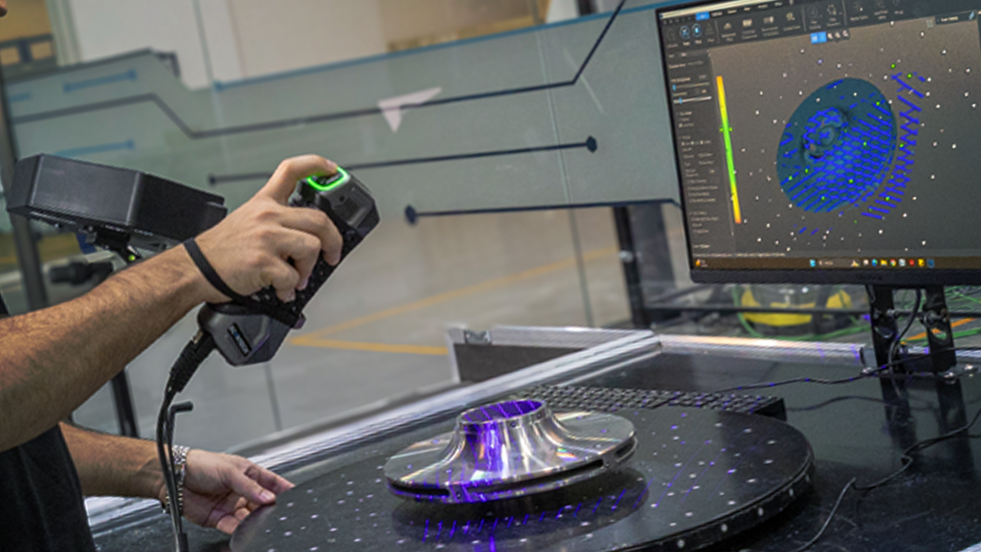 Immensa360 platform dashboard displaying digital spare parts inventory and supply chain management